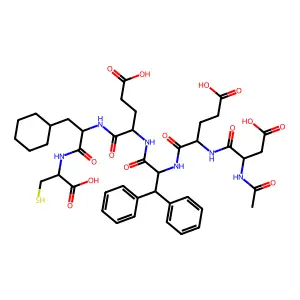 AcAsp-Glu-Dif-Glu-Cha-Cys structure