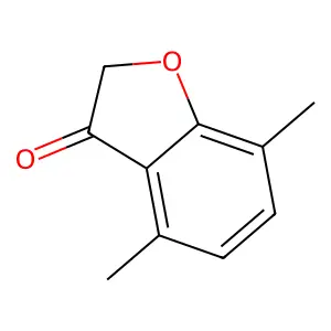 4,7-Dimethyl-1-benzofuran-3-one structure
