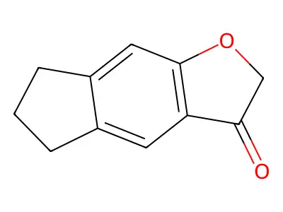 6,7-dihydro-2H-indeno[5,6-b]furan-3(5H)-one structure