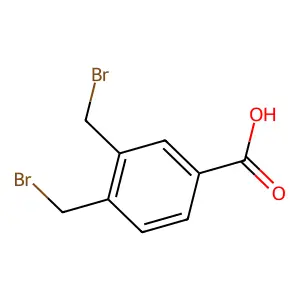 3,4-Bis(bromomethyl)benzoic acid structure