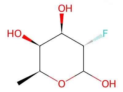 2-Fluorofucose structure