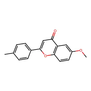6-Methoxy-2-(4-methylphenyl)chromen-4-one structure