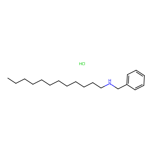 N-Dodecylbenzylamine hydrochloride structure
