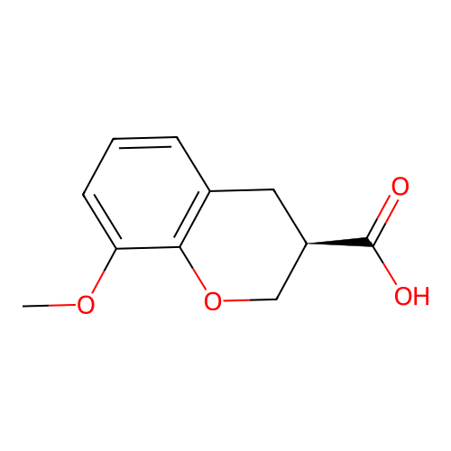 (R)-8-Methoxychromane-3-carboxylic acid structure