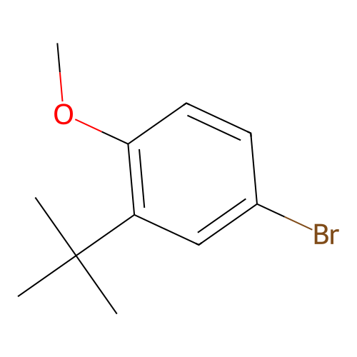 4-Bromo-2-tert-butyl-1-methoxybenzene structure