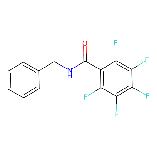 N-苄基-2,3,4,5,6-五氟苯甲酰胺 structure