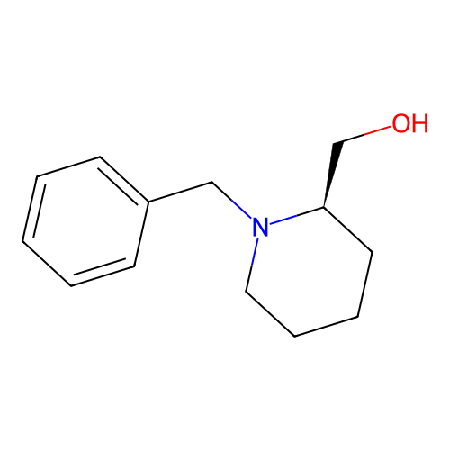 (R)-(1-benzylpiperidin-2-yl)methanol structure
