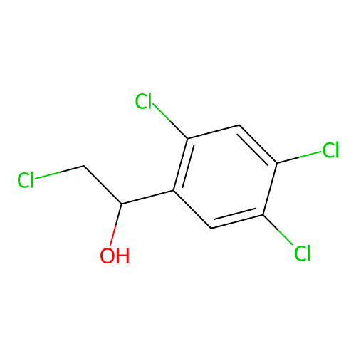 1-(2,4,5-Trichlorophenyl)-2-chloro-ethanol-1 structure
