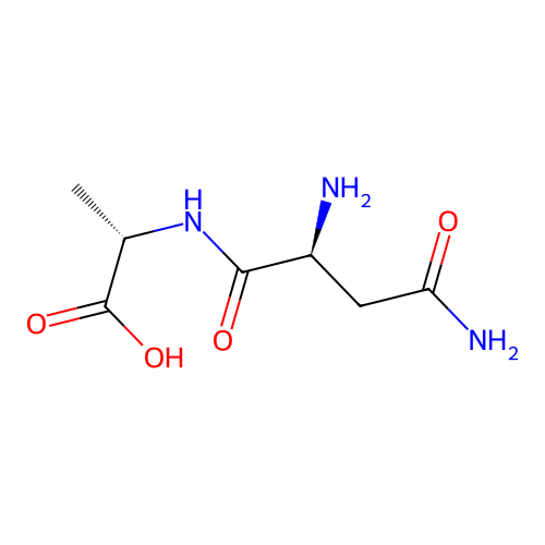 L-Alanine, N-L-asparaginyl- structure