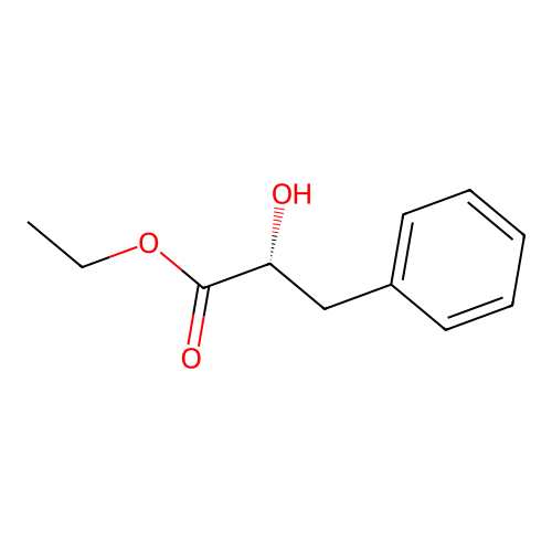 Ethyl (alphaR)-alpha-hydroxybenzenepropanoate structure