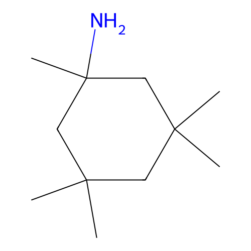 1,3,3,5,5-五甲基环己胺 structure
