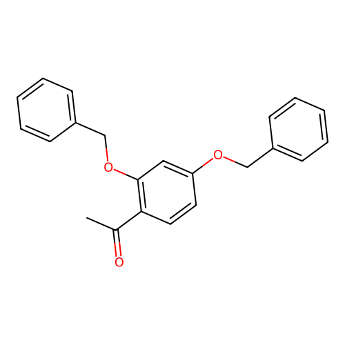 1-(2,4-Bis(benzyloxy)phenyl)ethanone structure
