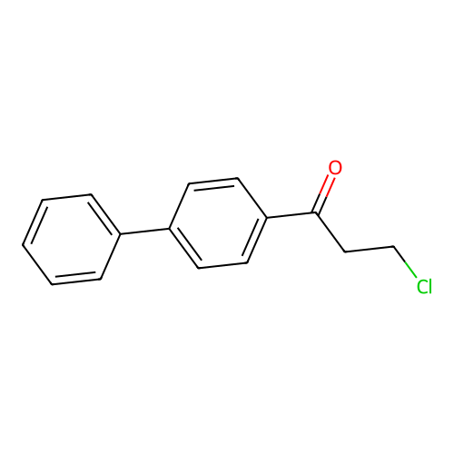 1-(Biphenyl-4-yl)-3-chloropropan-1-one structure