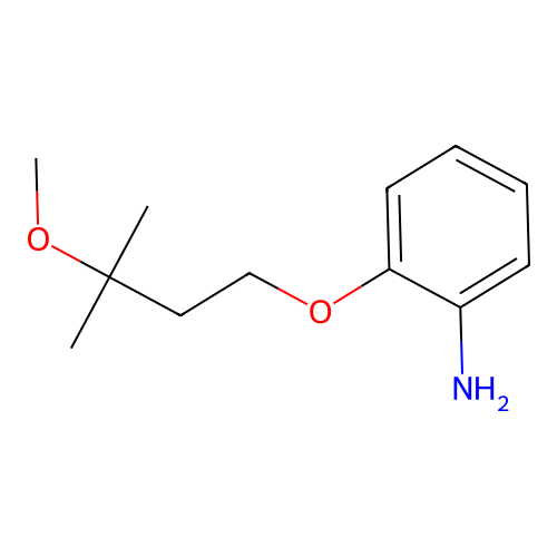 2-(3-Methoxy-3-methyl-butoxy)-phenylamine structure