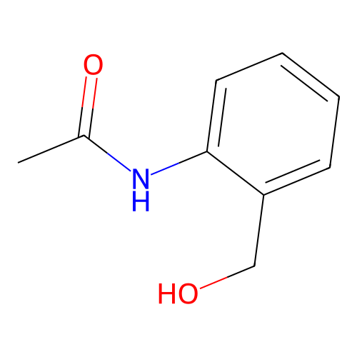 2-Acetamidobenzyl alcohol structure