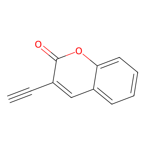 Ethynyl coumarin structure