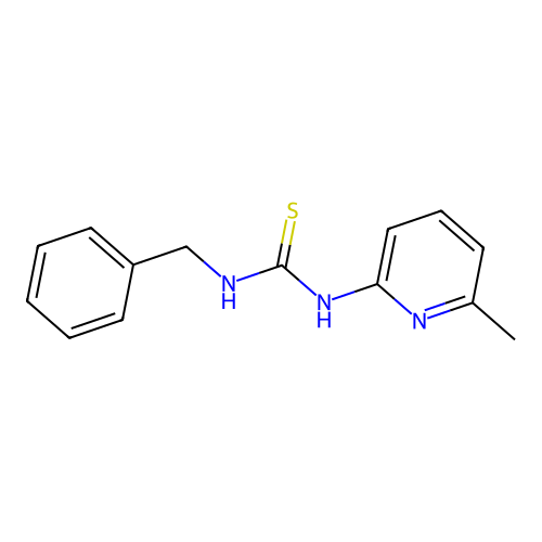 1-Benzyl-3-(6-methylpyridin-2-yl)thiourea structure