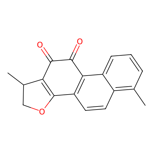1,6-Dimethyl-1,2-Dihydronaphtho(1,2-G)(1)Benzofuran-10,11-Dione structure