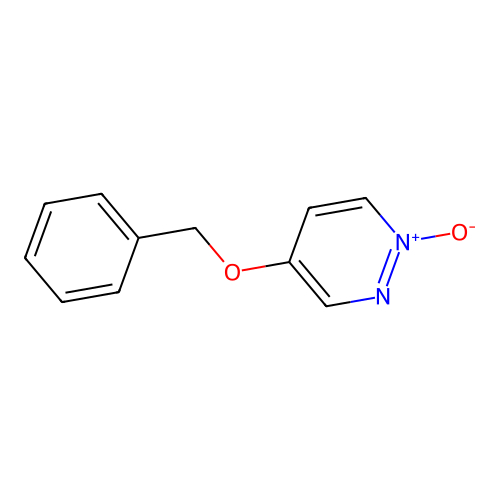 1-Oxido-4-phenylmethoxypyridazin-1-ium structure