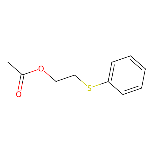 beta-Phenylthioethyl acetate structure