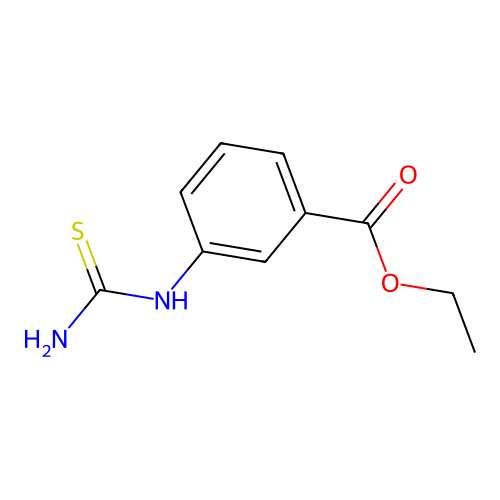 Ethyl 3-(carbamothioylamino)benzoate structure