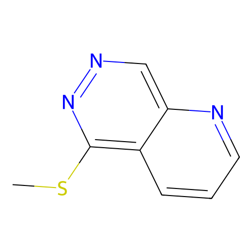 Pyrido[2,3-d]pyridazine, 5-(methylthio)- structure