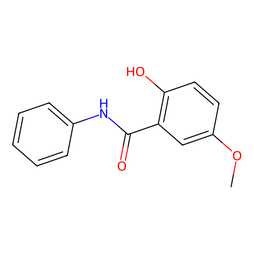 2-Hydroxy-5-methoxy-N-phenyl-benzamide structure