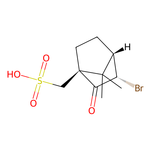 C10H15BrO4S structure