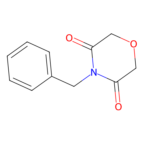 4-Benzylmorpholine-3,5-dione structure