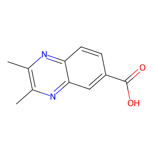 2,3-Dimethylquinoxaline-6-carboxylic acid structure