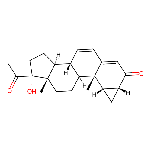3'H-Cyclopropa[1,2]cyclopenta[a]phenanthrene structure