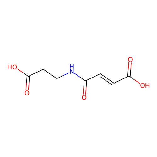 (2E)-3-[(2-Carboxyethyl)carbamoyl]prop-2-enoic acid structure