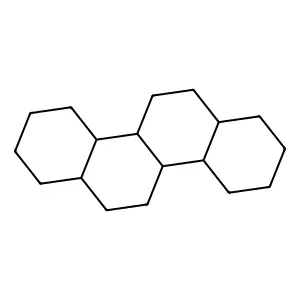 Chrysene, octadecahydro- structure