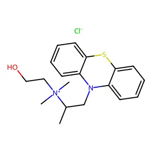 异丙嗪羟乙基氯化物 structure