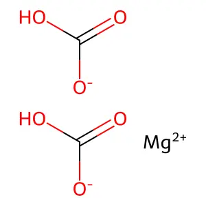 碳酸氢镁 structure