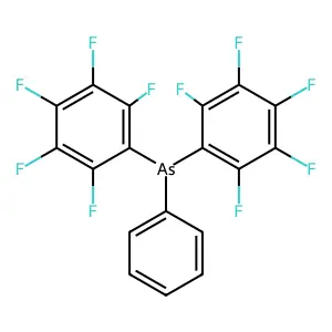 Bis(pentafluorophenyl)phenylarsine structure