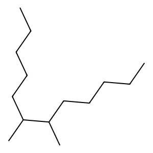 Dodecane, 6,7-dimethyl structure