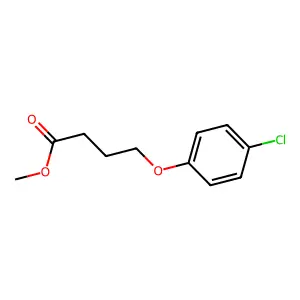 Methyl 4-(p-chlorophenoxy)butyrate structure