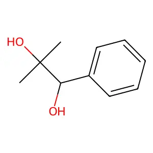 2-Methyl-1-phenylpropane-1,2-diol structure