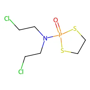 1,3,2-Dithiaphospholane, 2-(bis(2-chloroethyl)amino)-, 2-oxide structure