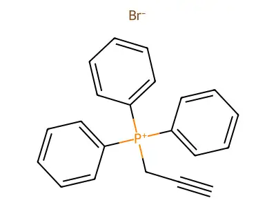 Phosphonium, triphenyl-2-propyn-1-yl-, bromide (1:1) structure