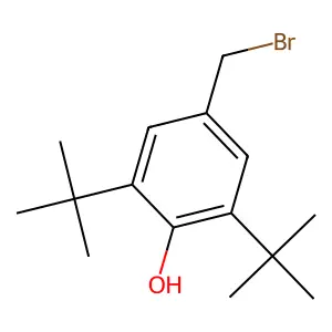 Phenol, 4-(bromomethyl)-2,6-bis(1,1-dimethylethyl)- structure
