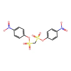 2-{[(e)-{4-[bis(2-chloroethyl)amino]-2-methoxyphenyl}methylidene]amino}benzoic acid structure