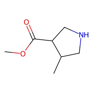 Rel-methyl(3R,4S)-4-methylpyrrolidine-3-carboxylate structure