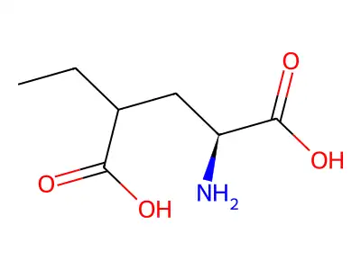 2-Amino-4-ethylpentanedioic acid structure