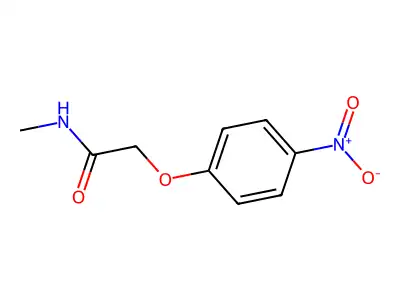 N-methyl-2-(4-nitrophenoxy)acetamide structure