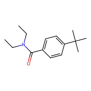 4-叔丁基-N,N-二乙基苯甲酰胺 structure