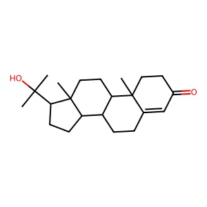 20-Hydroxy-20-methylpregn-4-en-3-one structure