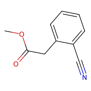 Methyl(2-cyanophenyl)acetate structure