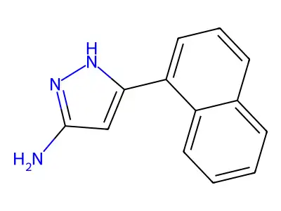 3-(1-Naphthyl)-1H-pyrazol-5-amine structure